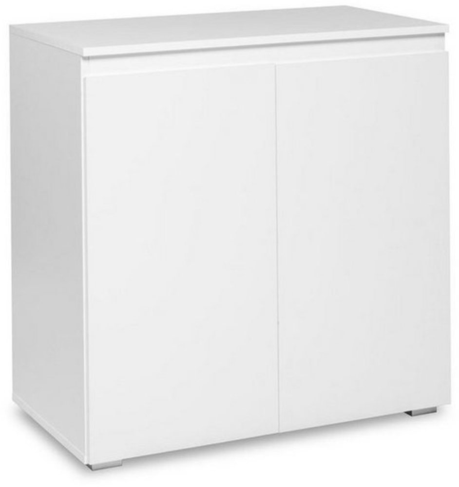 Newroom Kommode Nikita, Sideboard Weiß Modern Landhaus Skandinavisches Design Wohnzimmer Bild 1