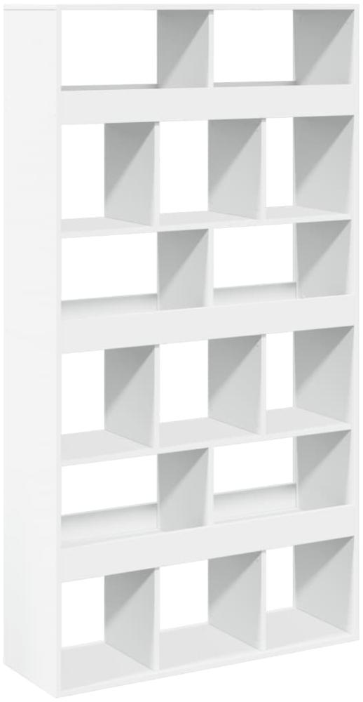 vidaXL Raumteiler Weiß 100x33x187,5 cm Holzwerkstoff 3309537 Bild 1