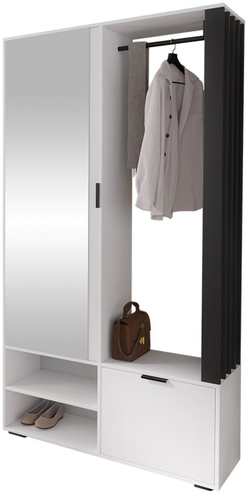 Garderobe-Set 'Raldento' Schwarz/Weiß Bild 1