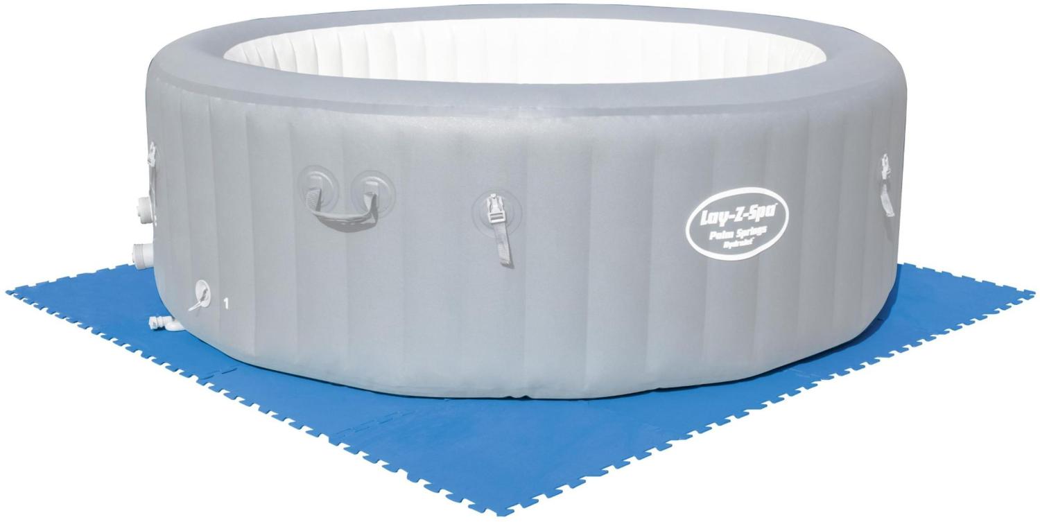 Bestway Pool Bodenschutz Fliesen 18 Stück Poolmatte Schutz Bild 1