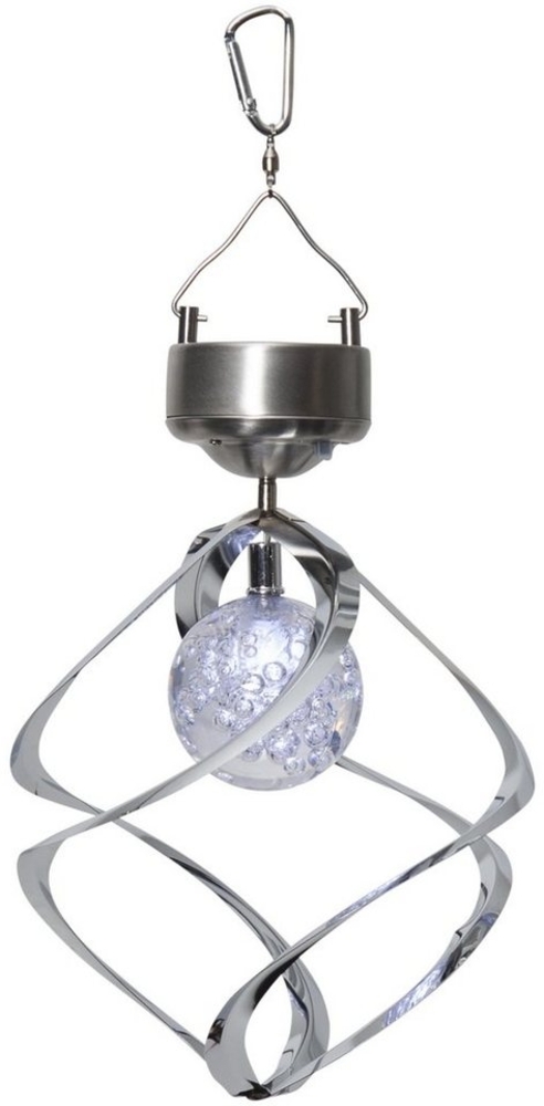 Best Season LED-Solar-Windspiel, Wind Mill, silber Bild 1