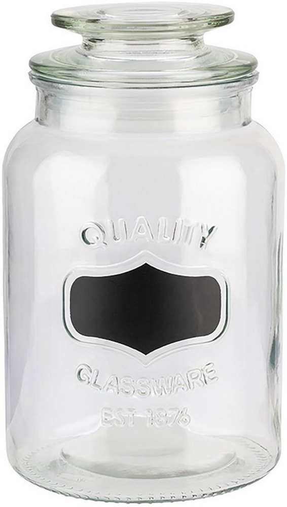 APS Vorratsglas, Glas, (1-tlg), mit Beschriftungsfeld, luftdichter Verschluß Bild 1