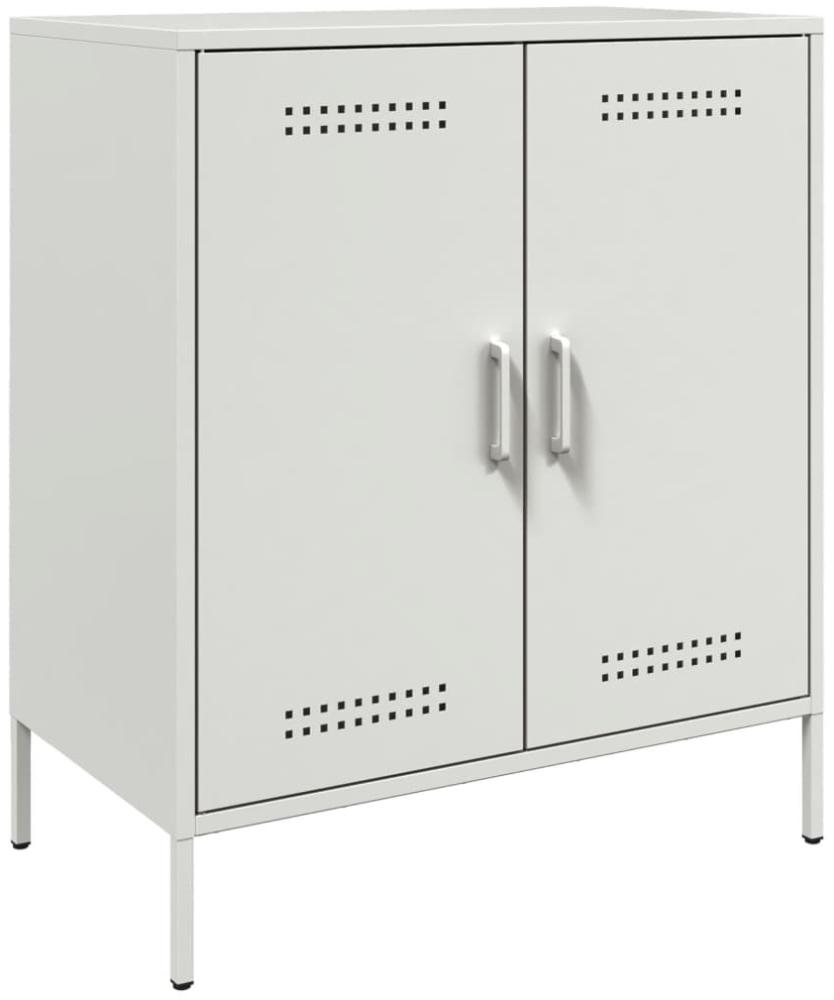 vidaXL Sideboard Weiß 68x39x79 cm Stahl 842981 Bild 1