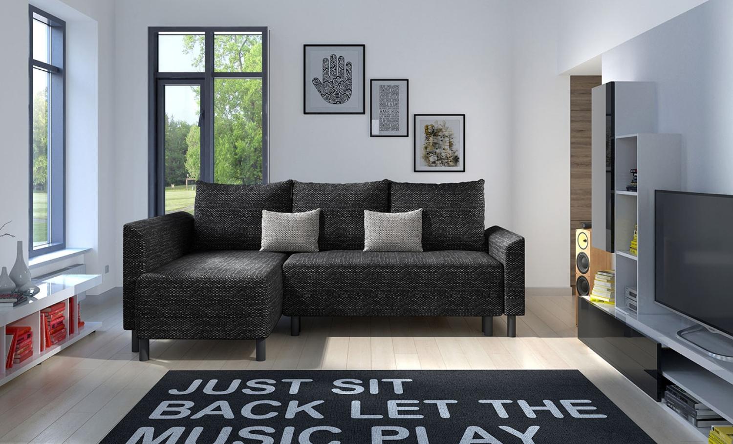 Ecksofa Brest, Farbe: Lawa 06 + Lawa 05 Bild 1