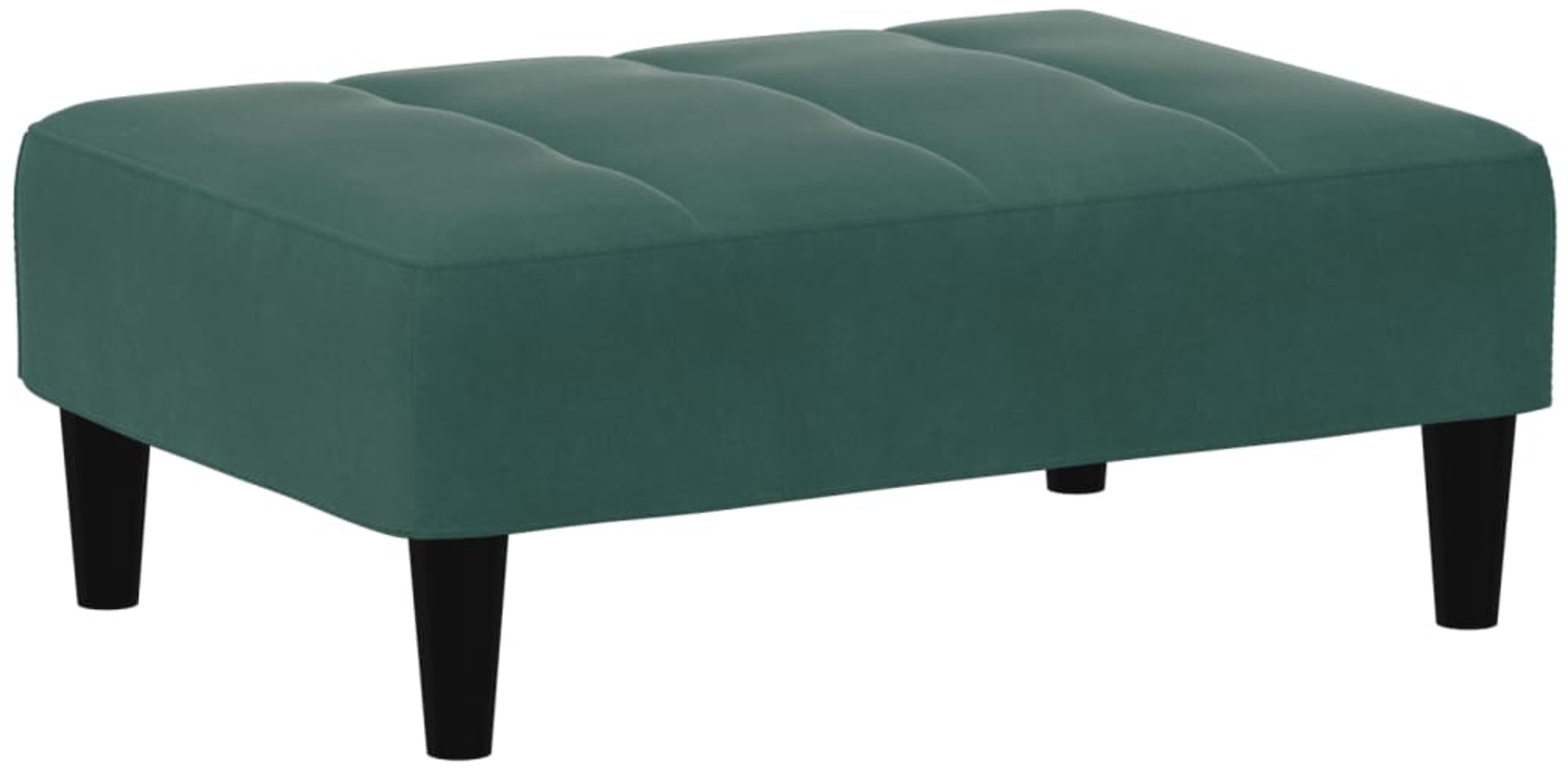 vidaXL Fußhocker Dunkelgrün 77x55x31 cm Samt 4007368 Bild 1