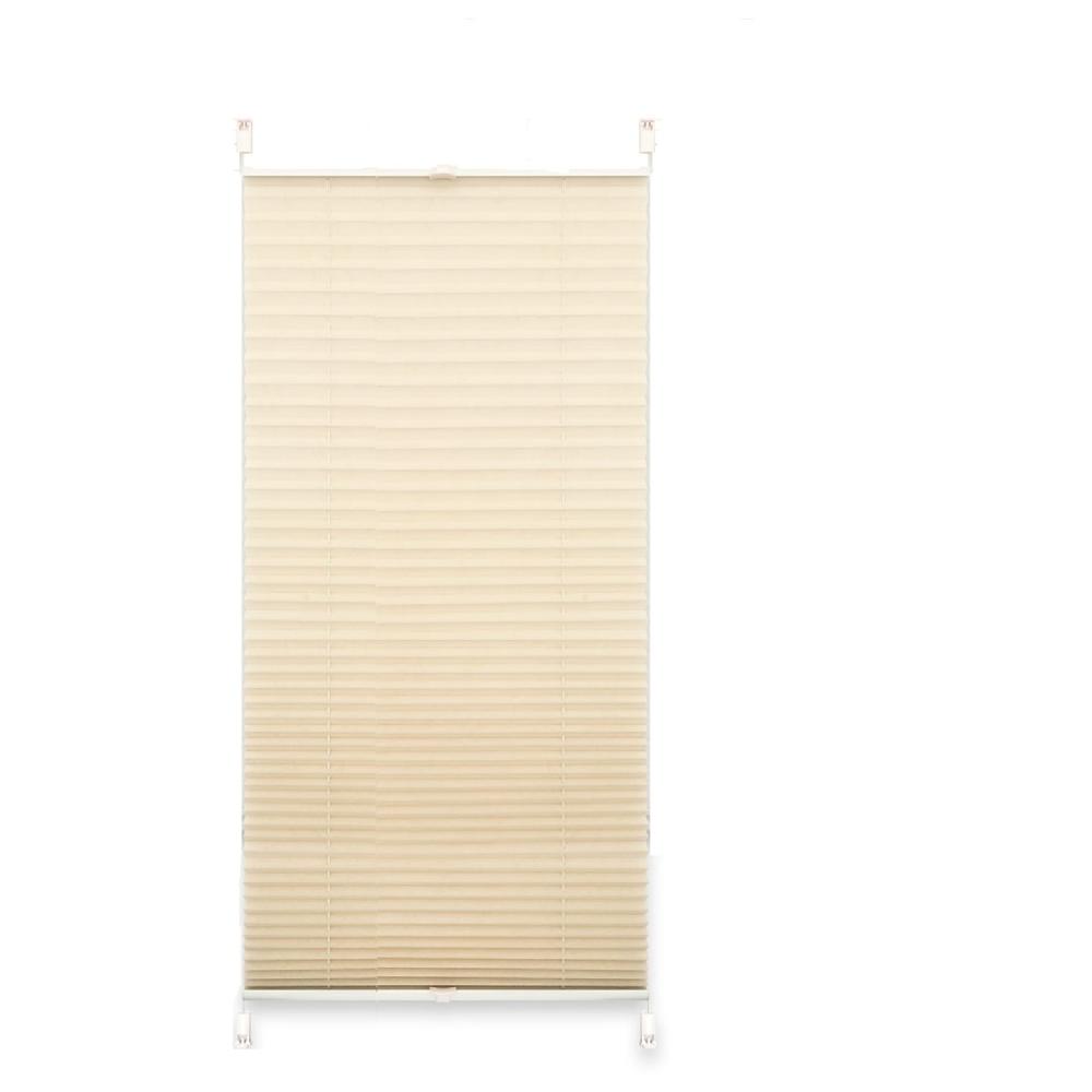 Plissee 60 x 140 cm beige crash Bild 1