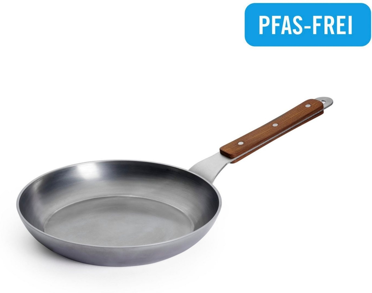 WOLL Bratpfanne Woll Carbon Steel Flachpfanne – Induktiv, Karbon-Stahl (1-tlg), natürlicher Antihafteffekt nach dem Einbrennen Bild 1