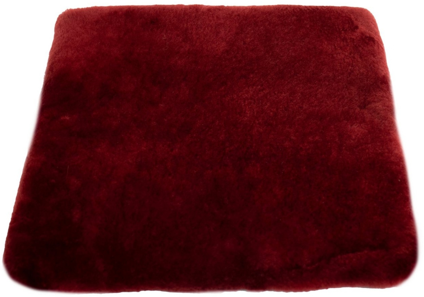 Reissner Lammfelle SIKI-VF Schaffell Sitzkissen Vollfell Qualität (Rollstuhlauflage Katzenbett) VF 40x40cm rot Bild 1