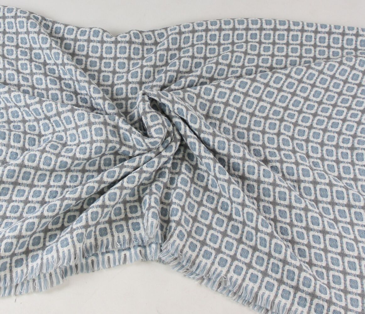 Webdecke Ikarus Kuscheldecke Tagesdecke Decke Wohndecke Fransendecke Bild 1