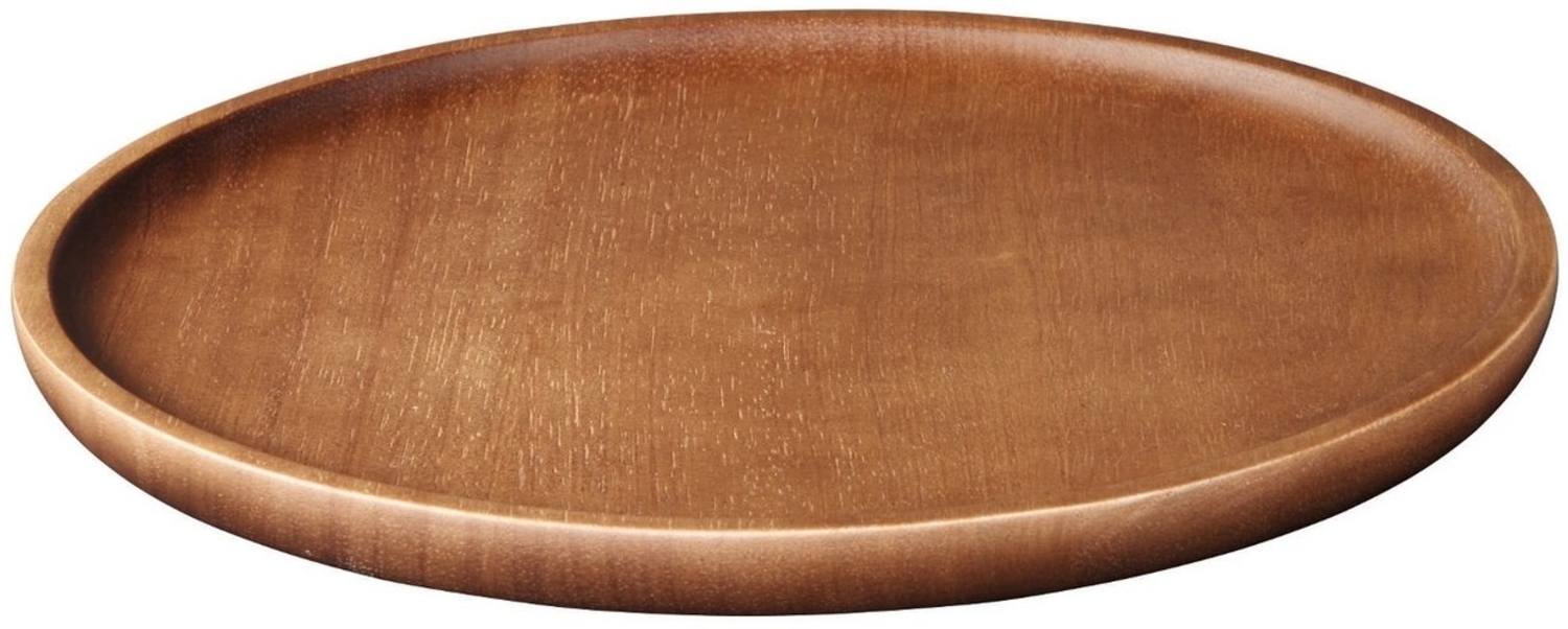 ASA Selection wood Holzteller Akazie massiv, Dekoteller, Teller, Schale, Akazienholz, Braun, D 30 cm, 93901970 Bild 1