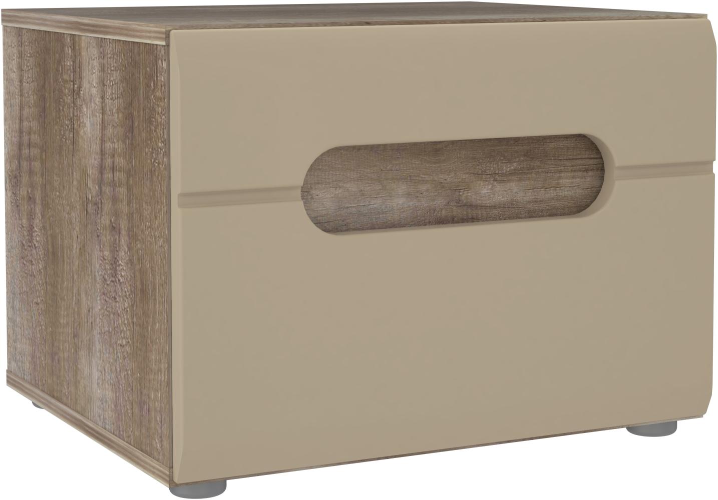 FORTE Tiziano Nako, Holzwerkstoff, Braun/Beige, 50 x 37 x 43,2 cm Bild 1