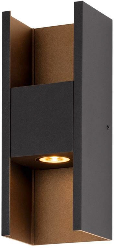 SLV FLATT II, Wandaufbauleuchte, PHASE, 2700 K, 9.5 W, schwarz - Stand-, Wand- und Deckenleuchten (Outdoor) Bild 1