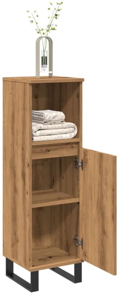 vidaXL Badschrank Artisan-Eiche 30x30x100 cm Holzwerkstoff 857212 Bild 1