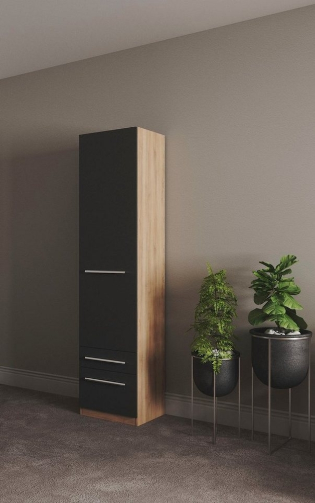 priess Kleiderschrank Schrank Garderobe Wäscheschrank Barcelona in 5 Breiten viel Stauraum, geräumige Schubkästen, mit Spiegel, MADE IN GERMANY Bild 1