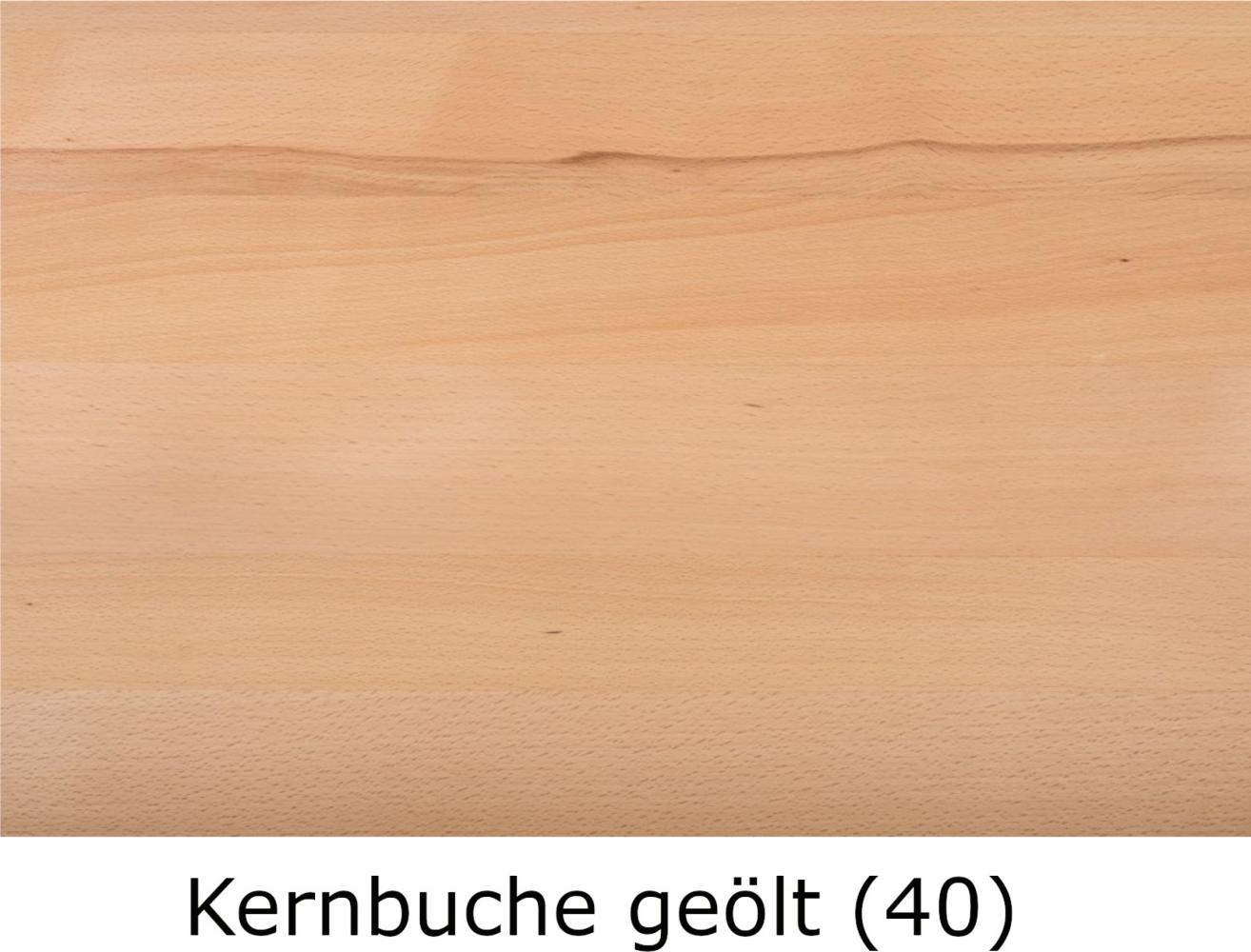 Dico Massivholz Kommode Select, Buche, 3 Schubladen 40 Kernbuche geölt Bild 1