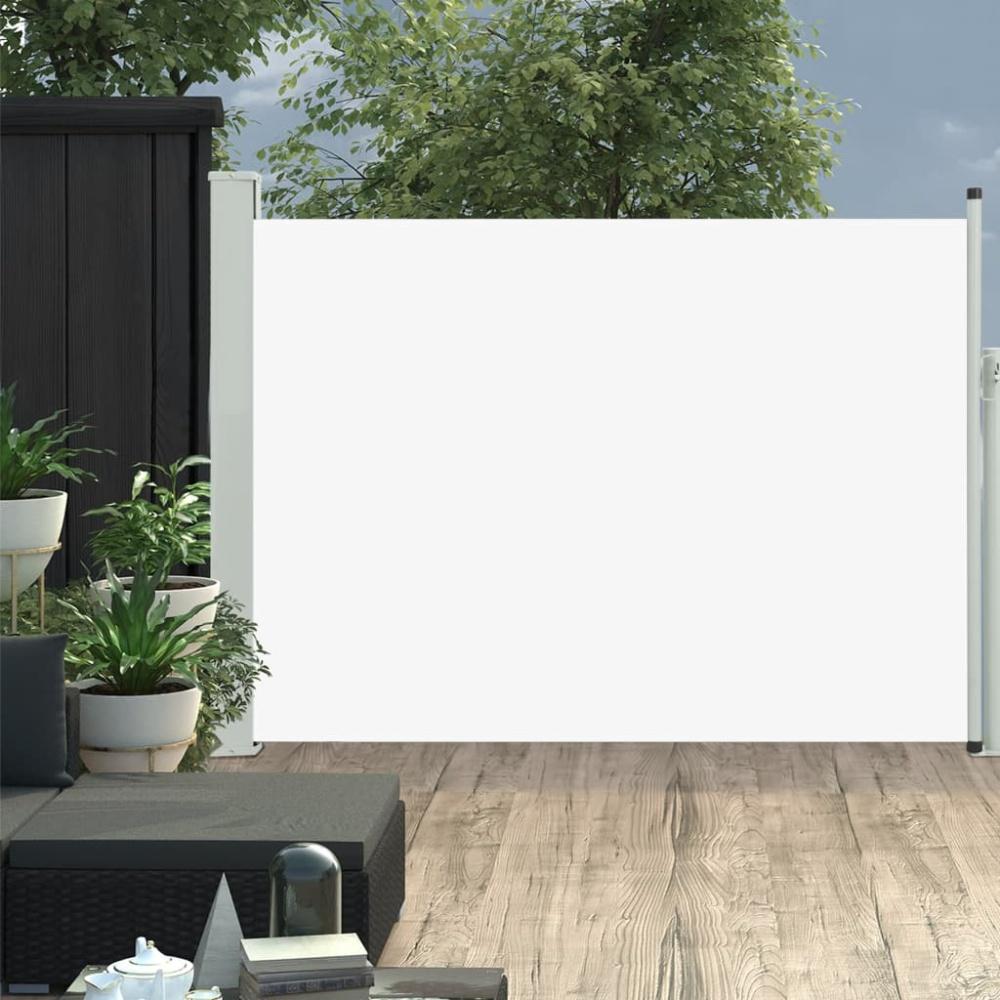 vidaXL Ausziehbare Seitenmarkise 100×500 cm Creme 48383 Bild 1