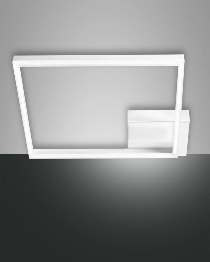 FABAS LUCE No. 3394-61-102 LED Deckenleuchte Bard 42x42 weiss dimmbar Bild 1