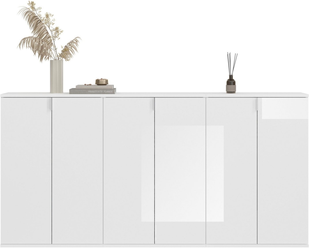 INOSIGN Garderoben-Set Trondheim, Breite 183 cm, best. aus 3 Kommoden, 6 Türen, 18 Fächer, (Set, 3-St), Kommode, Sideboard, Kommodenkombination, Kommoden Set Bild 1