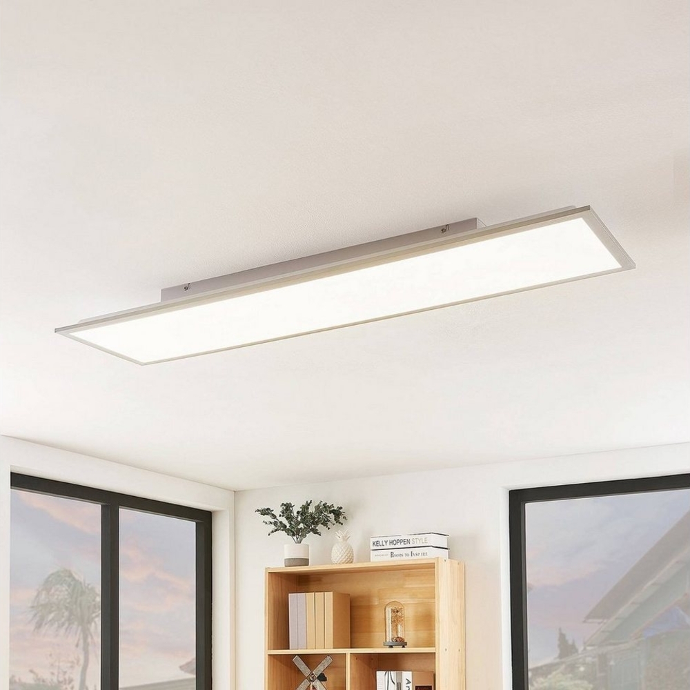 Lindby LED Panel Stenley, LED, Kunststoff Weiß Farbwechsel warmweiß / tageslicht IP20 mit Fernbedienung, LED 36 W gesamt, Farbwechsel warmweiß / tageslicht Bild 1