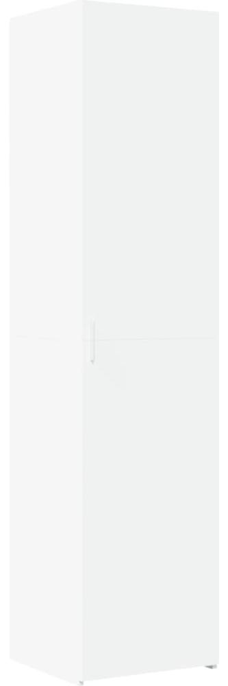 vidaXL Highboard Weiß 45x42,5x185 cm Holzwerkstoff 3281406 Bild 1