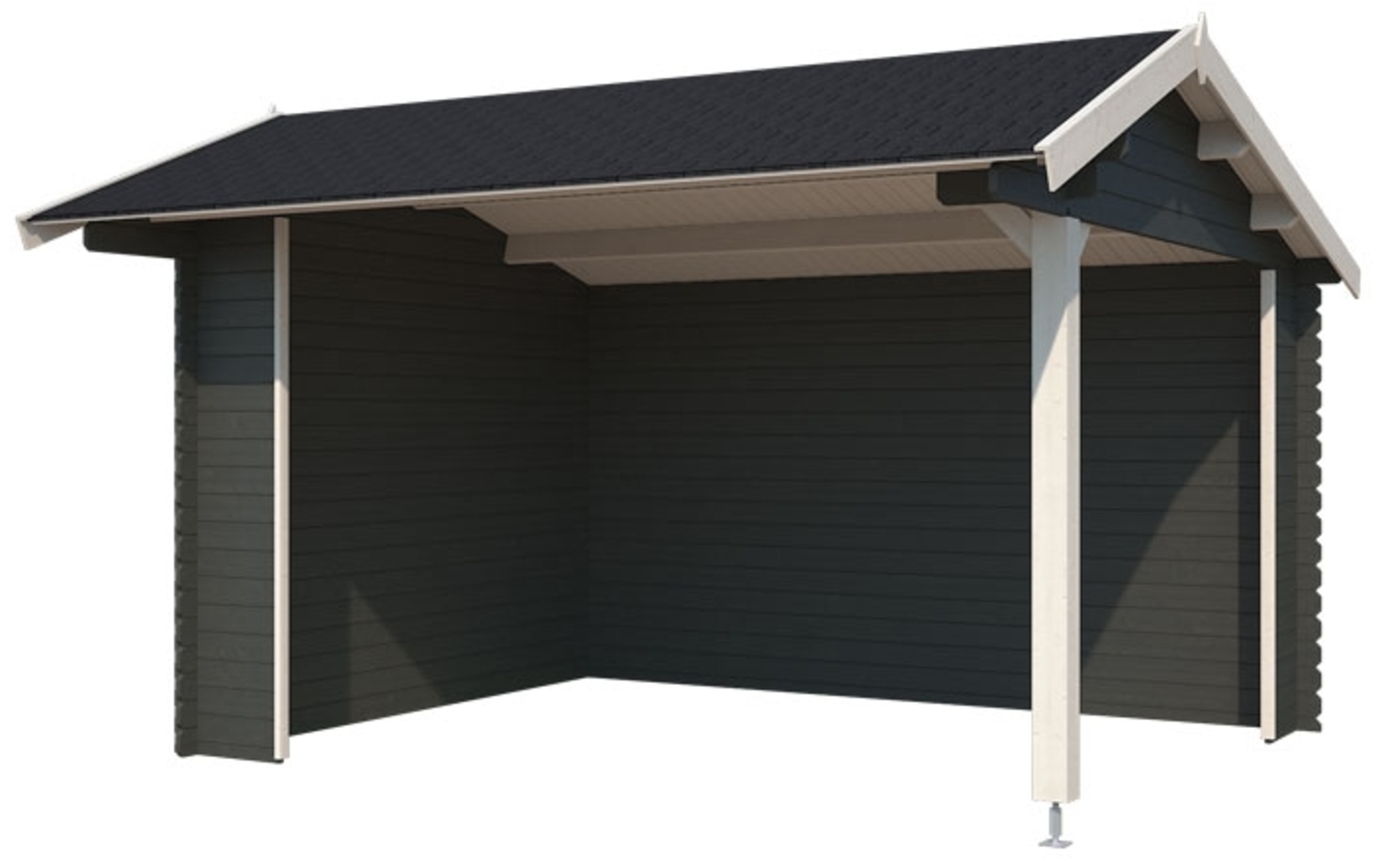 Lasita Maja Holz Gartenhaus Kirian 300 | 300x420 cm | Carbongrau Bild 1