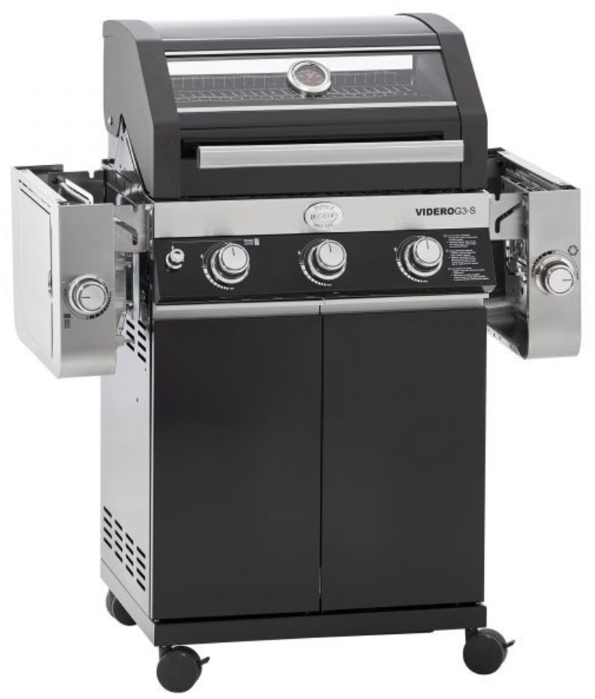 RÖSLE BBQ Gasgrill Videro G3-S Vario mit Schutzhaube und Salzstein Bild 1