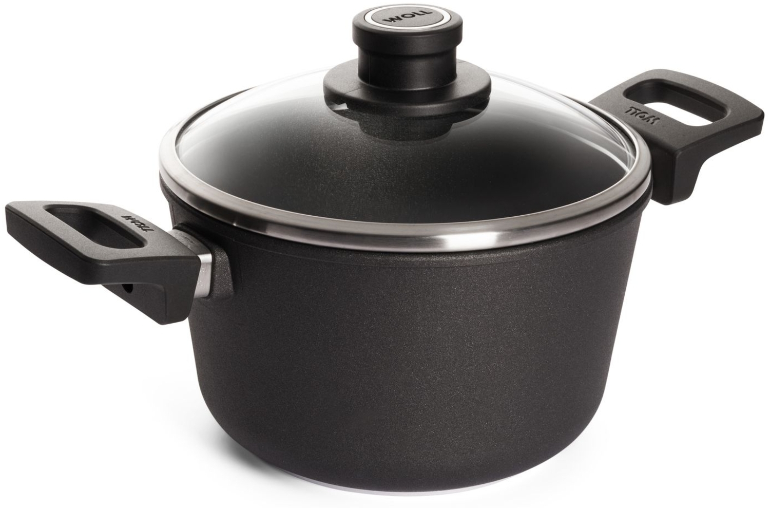 WOLL Gusstopf NB-NTI-120-L Nowo Titanium Induction Ø 20 cm langlebige Titaniumversiegelung Guss‑Aluminium Induktionsboden Abnehmbarer Griff Alle Herdarten bis 250 °C Spülmaschinenfest Bild 1