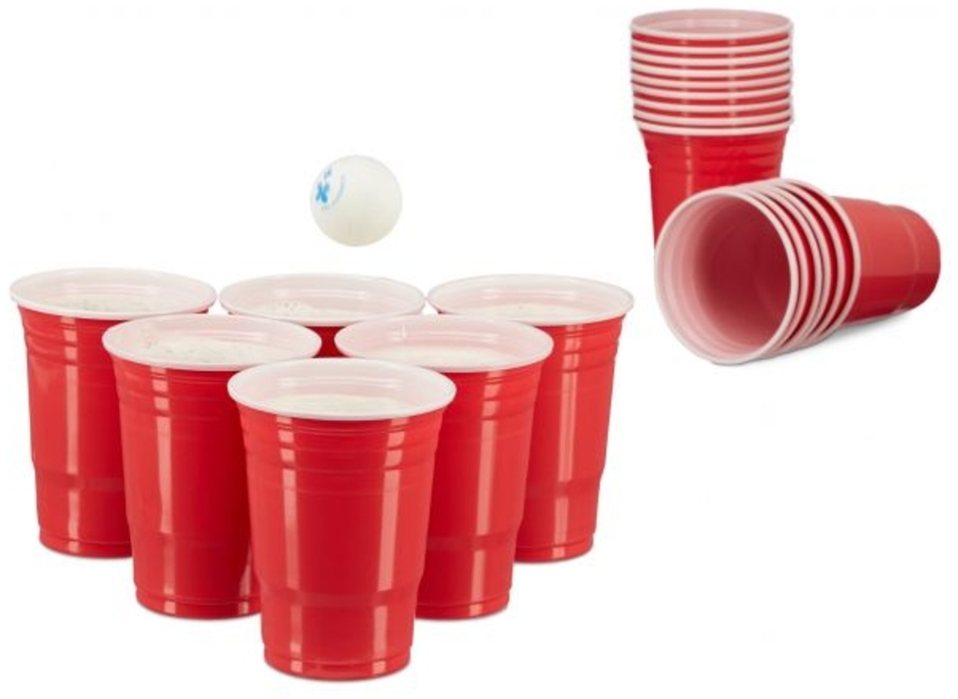 200 x Beer Pong Becher rot 10021444 Bild 1