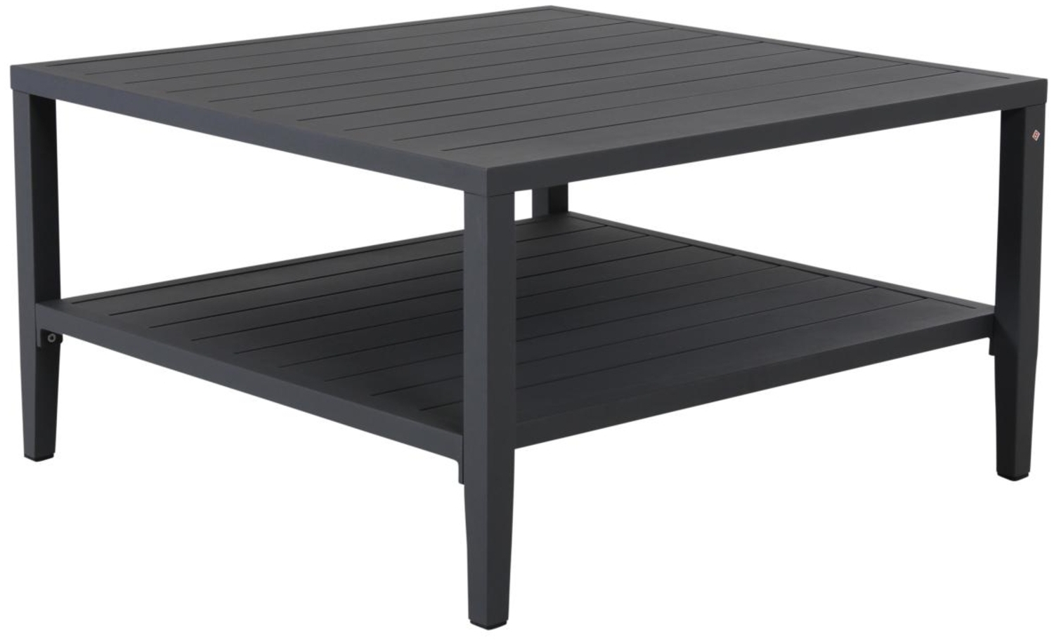 Gartencouchtisch Chelles 90 cm, Schwarz Bild 1