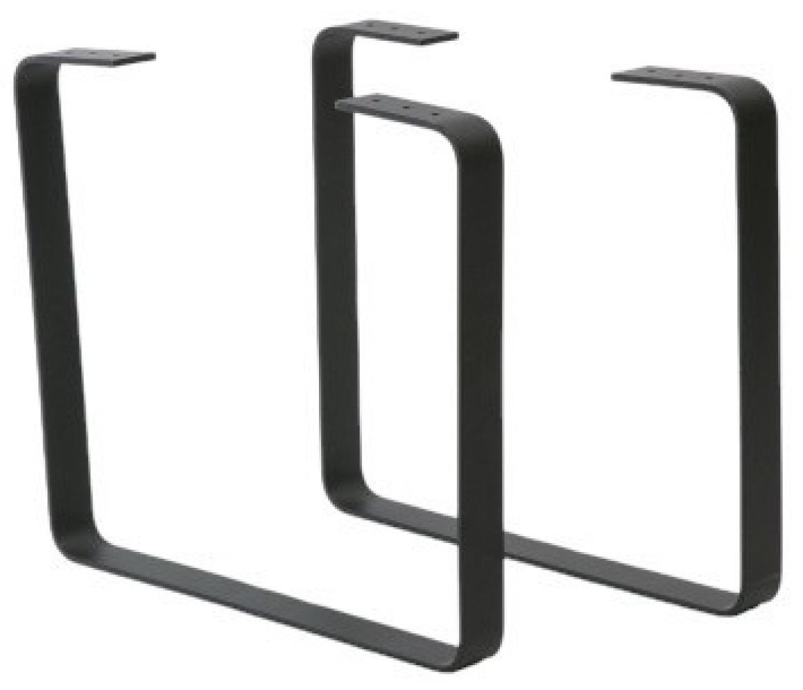 Primaster Tischgestell U-Form schwarz 42 x 48 cm Bild 1