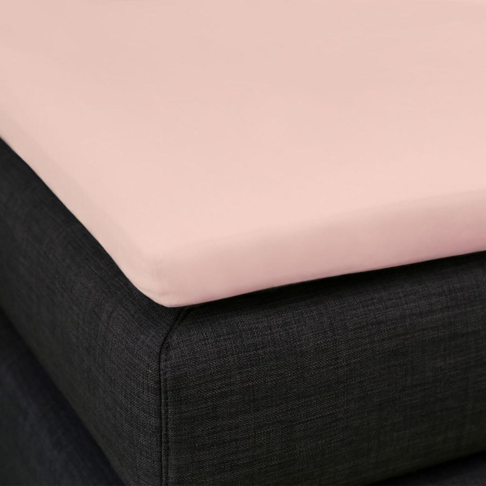 Formesse Bella Donna Topper Spannbetttuch La Piccola|90x200 cm| altrose Bild 1