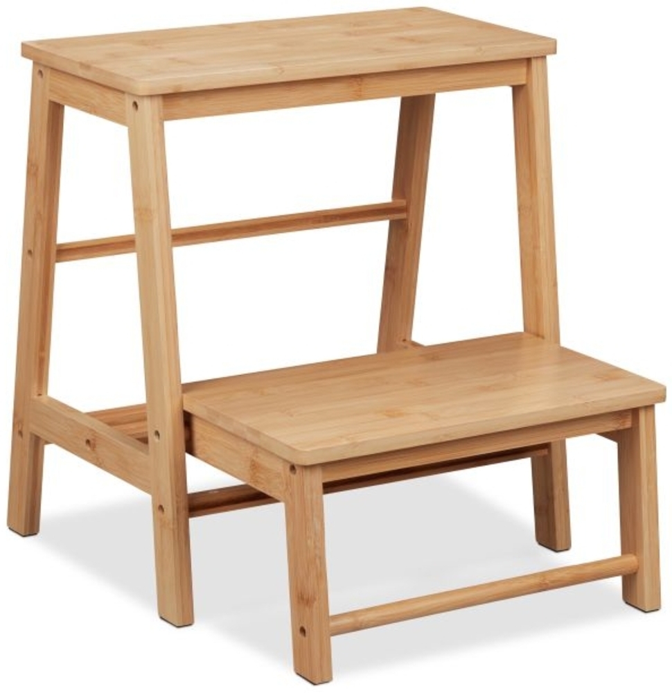 Klappbarer Tritthocker aus Bambus 10046351 Bild 1