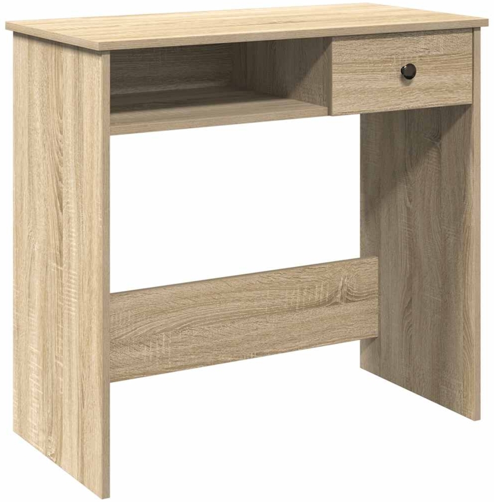 vidaXL Schreibtisch Sonoma-Eiche 80x40x75 cm Holzwerkstoff 860474 Bild 1