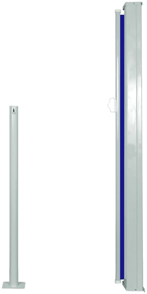vidaXL Ausziehbare Seitenmarkise 120x300 cm Blau 45361 Bild 1