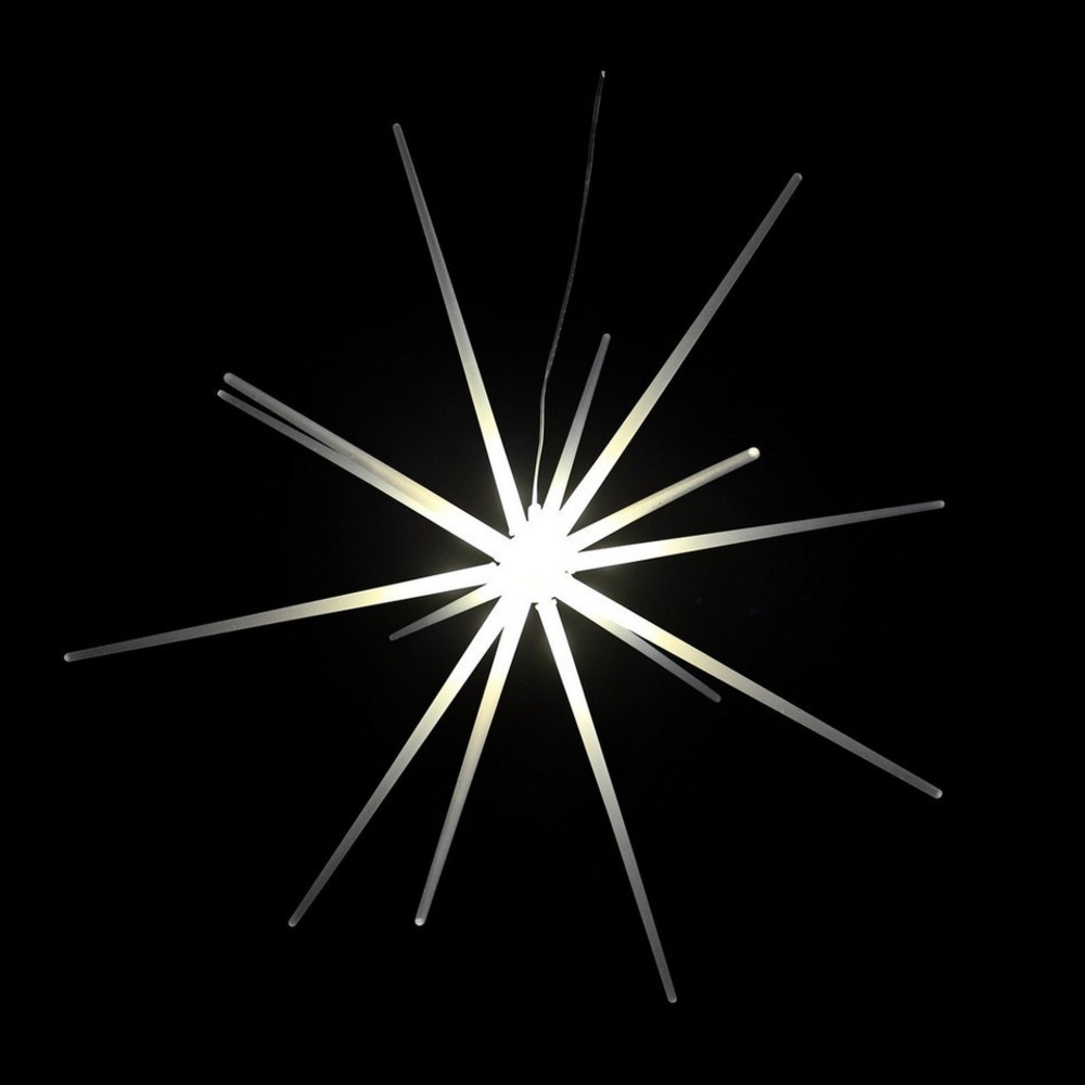 Mojawo Stern 3D LED zum Hängen, Kunststoff weiß, DIA 51cm Bild 1