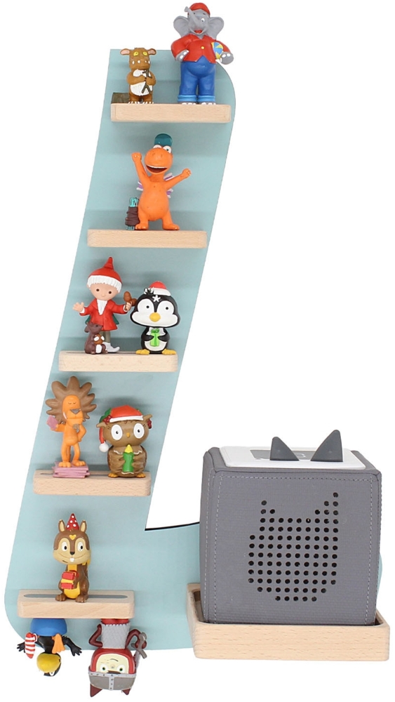 VCM Wandregal BOARTI Buchstabe 920869 Grün H. 47 x B. 32 x T. 19 cm Bild 1