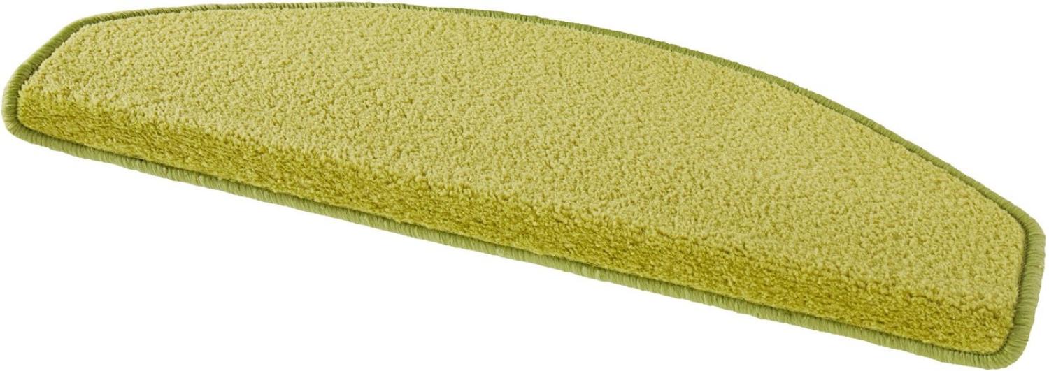 Kurzflor Stufenmatten Treppenteppich Uni Fancy - 23x65x0,7cm Bild 1