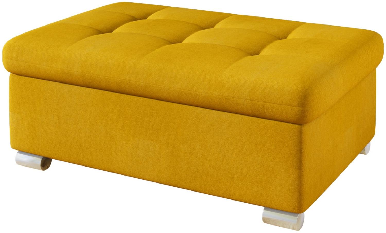 Polsterhocker Niko Groß, Farbe: Uttario Velvet 2959 Bild 1