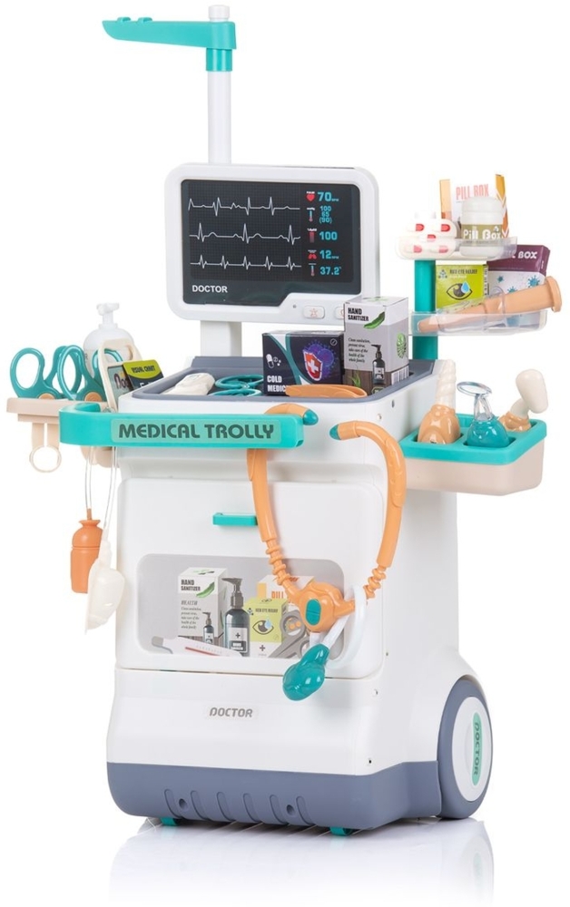 Chipolino Kinderspielzeug-Set Arzt 26-teilig Geräusche, Licht, Arztutensilien weiß Bild 1