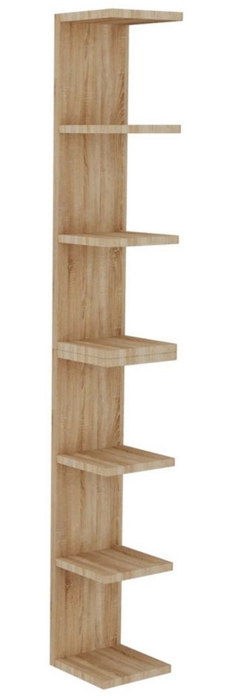 Wandregal Kosmetikregal DIVA Hängeregal schwebend teilbar drehbar 25 x 185 cm Natur Bild 1