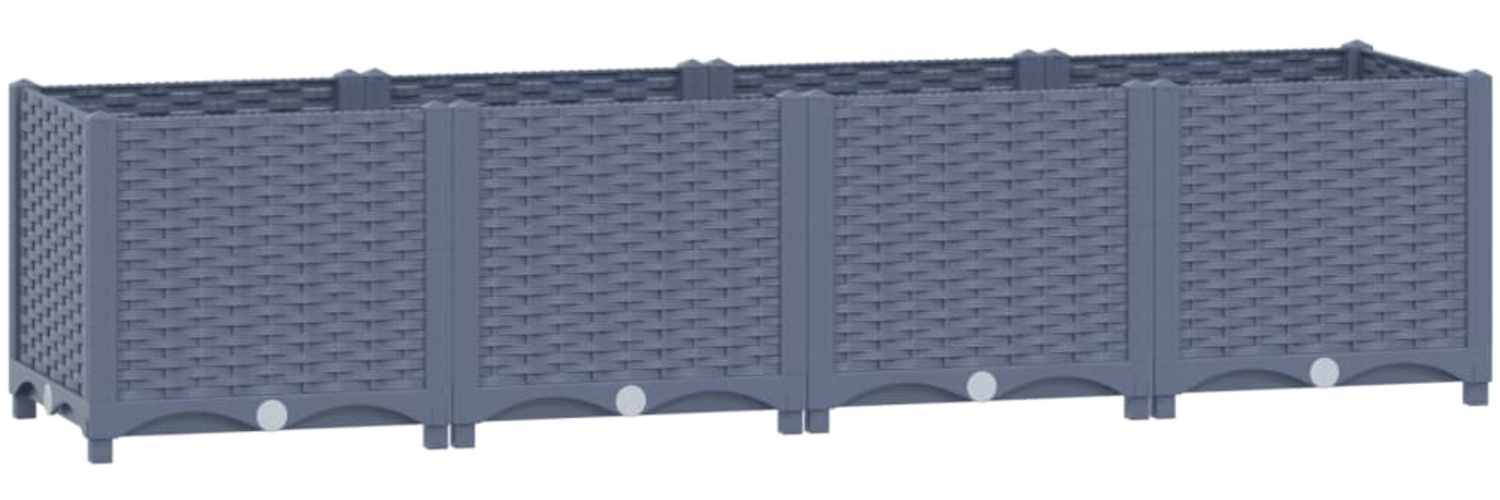 vidaXL Hochbeet 160x40x38 cm Polypropylen 310404 Bild 1