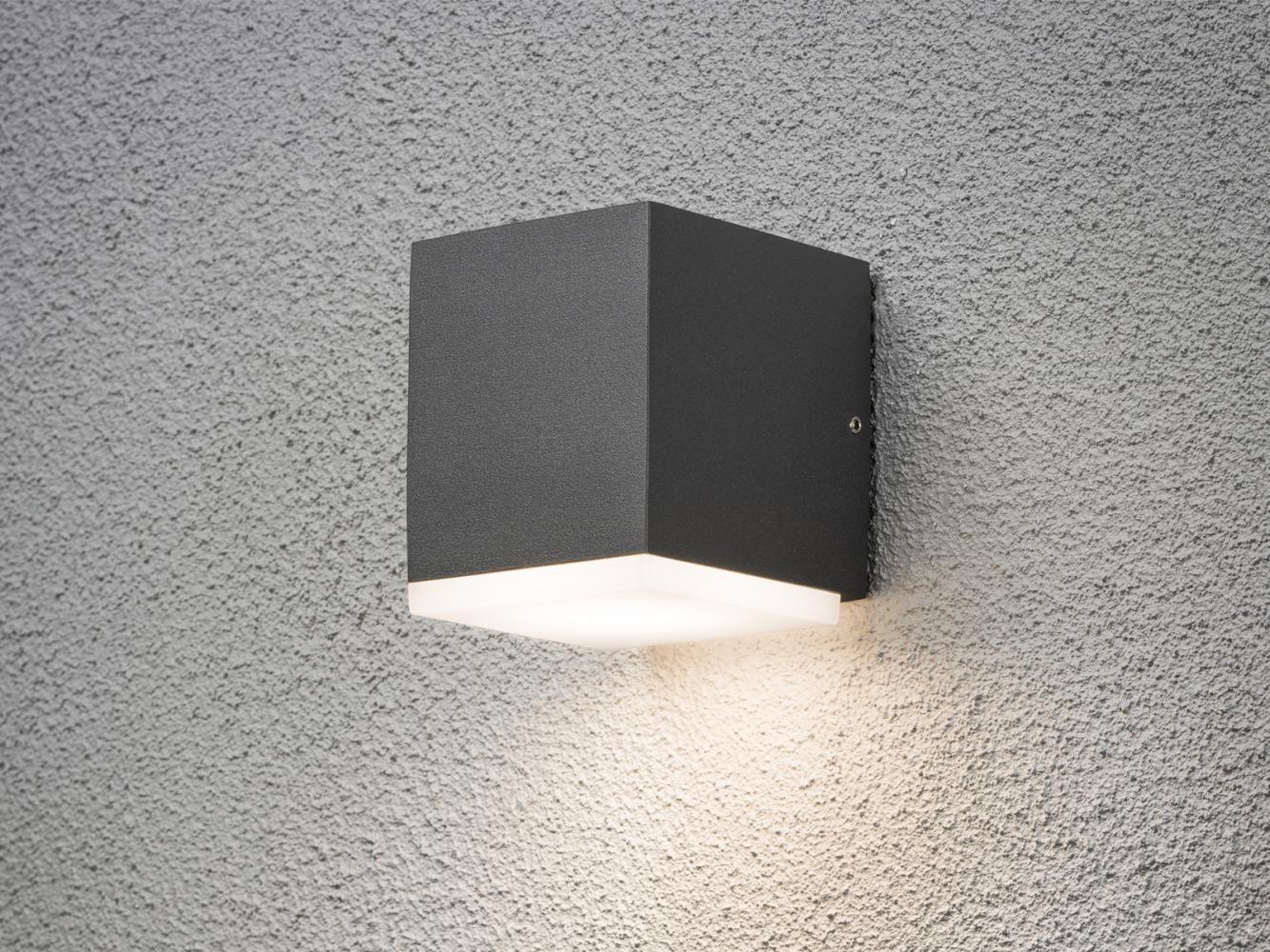 KONSTSMIDE No. 7990-370 Aussenwandleuchte Monza 1x High Power LED 3000 K anthrazit Bild 1