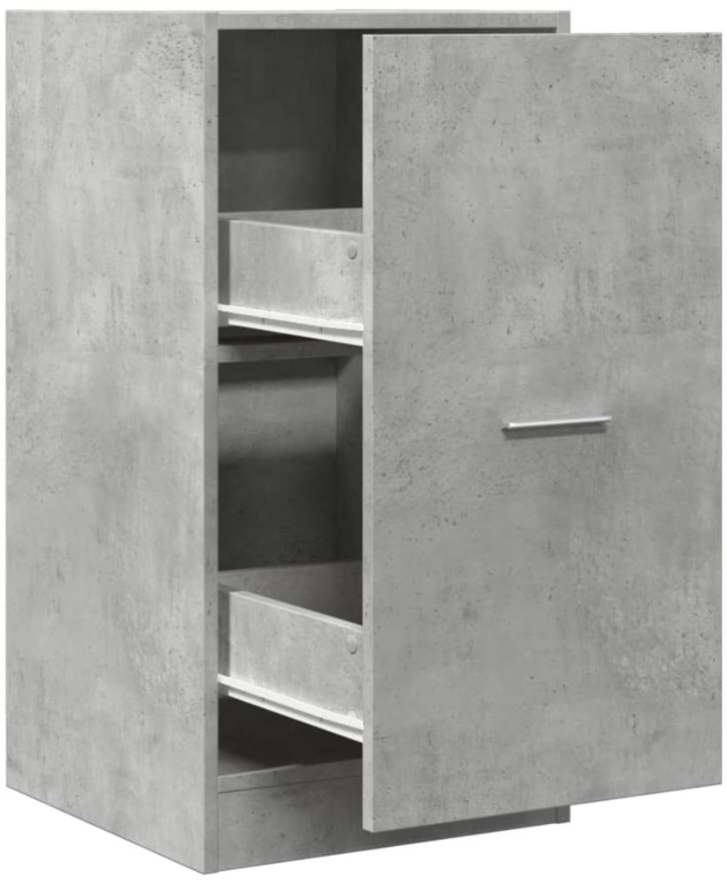 vidaXL Apothekerschrank Betongrau 40x41x77,5 cm Holzwerkstoff 855190 Bild 1