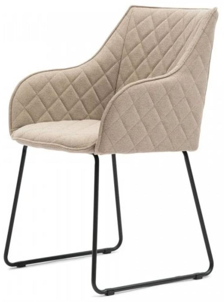 Riviera Maison Esszimmerstuhl Frisco Drive Dining Armchair Belgium Weave Dark Taupe 9015001 Bild 1