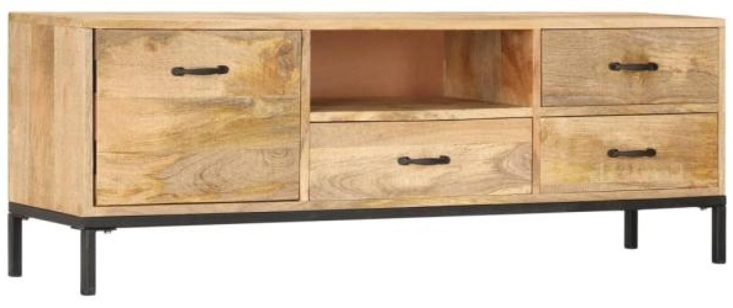 vidaXL TV-Schrank 130x30x45 cm Massivholz Mango 247943 Bild 1