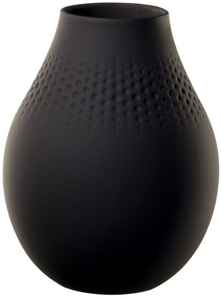 Villeroy & Boch Manufacture Collier Vase Perle 20 cm noir - DS Bild 1