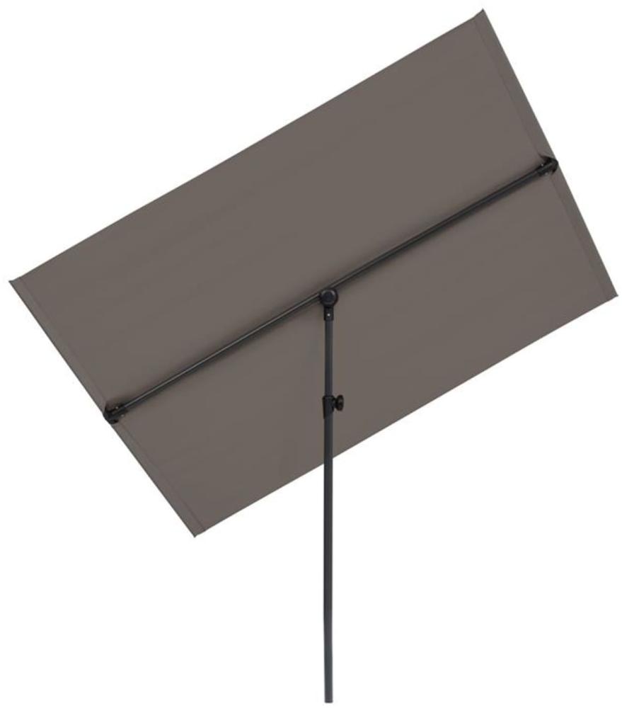 Flex-Shade L Sonnenschirm 130x180 cm Polyester UV 50 dunkelgrau Dunkelgrau Bild 1