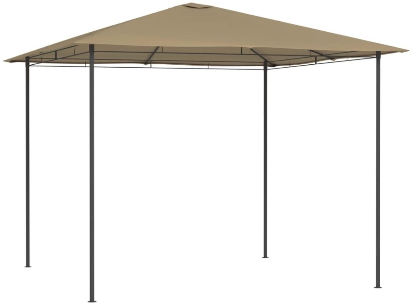 vidaXL Pavillon 3x3x2,6 m Taupe 160 g/m² 313609 Bild 1