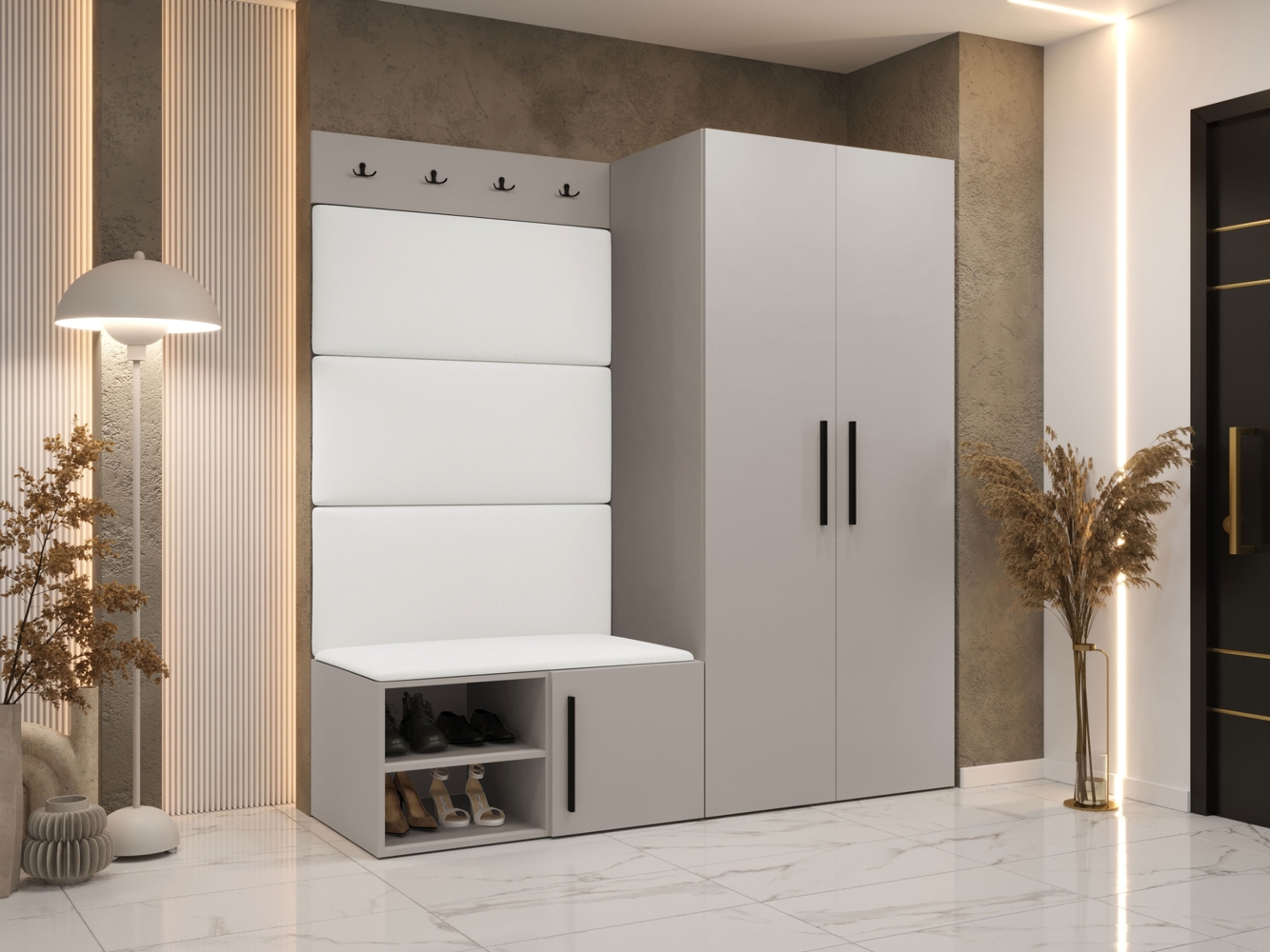 Garderoben-Set Mapreni I (Farbe: Cashmere, Soft 017) Bild 1