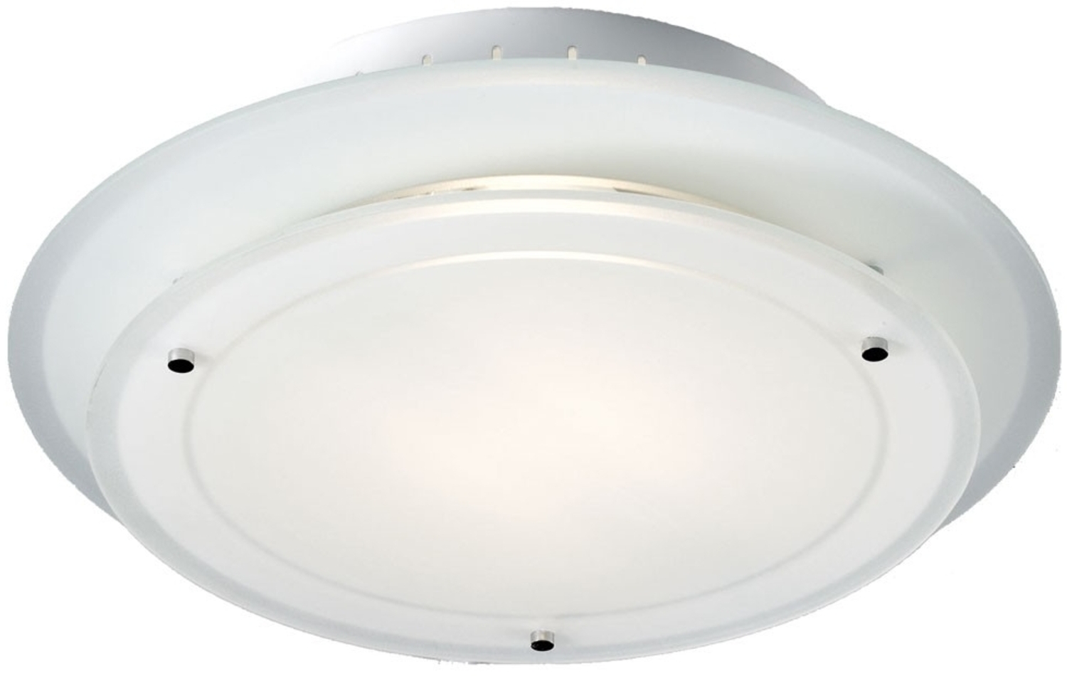 Design Deckenlampe aus Metall und Glas Bild 1